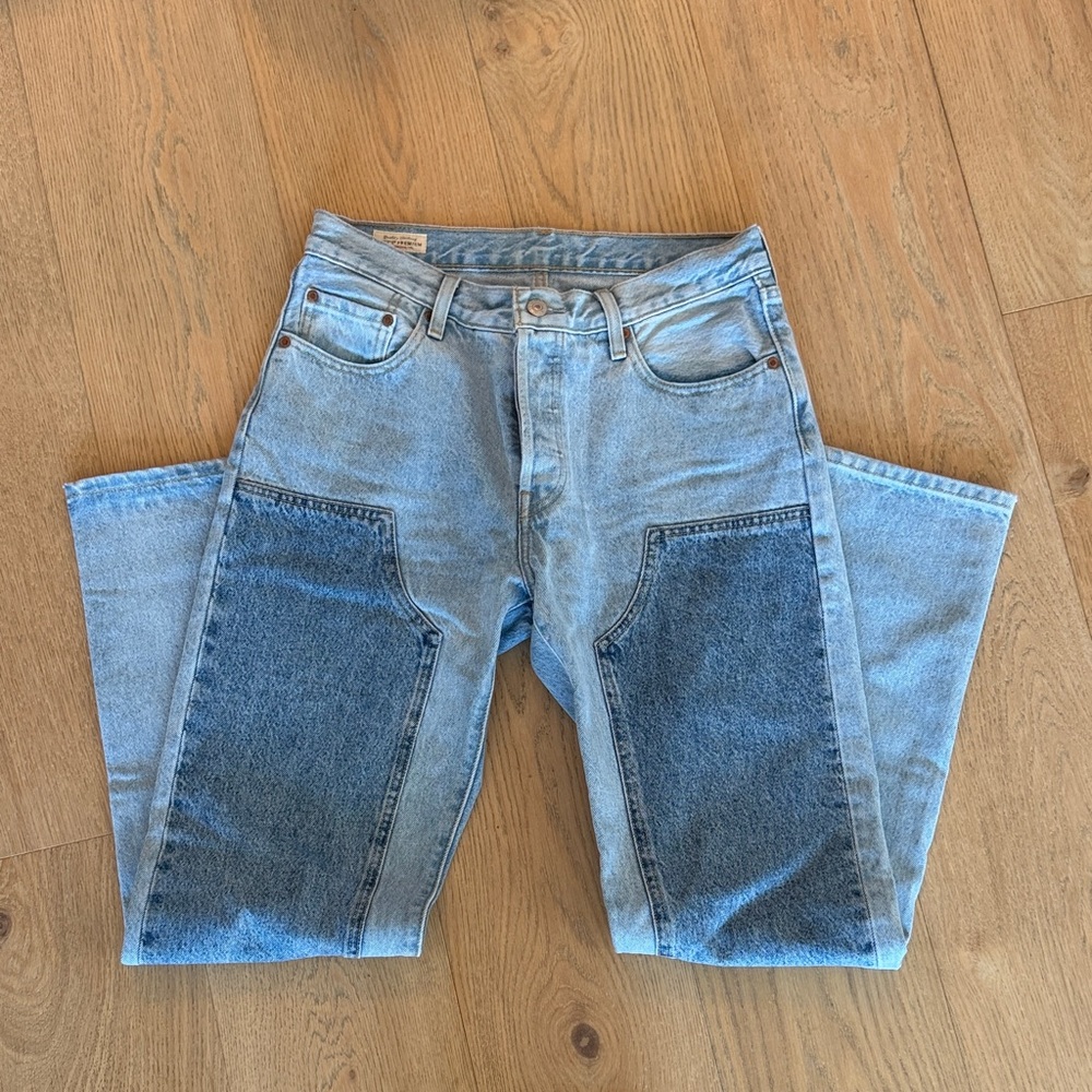 Levi's 501 Straight-Leg Patch Pocket Jeans